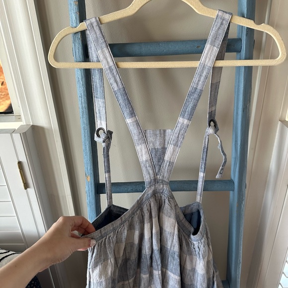 Free People Plaid Breeze Suspender Dress - Picture 7 of 9